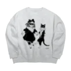 Torii Tsubaki - Shop online [SUZURI店]のキャムちゃんグリちゃん Big Crew Neck Sweatshirt