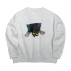 あやかのひょっこりキキさん Big Crew Neck Sweatshirt