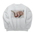 Rubbishのヘビの解剖 Big Crew Neck Sweatshirt