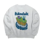 cementmilk WEBショップのGakenofuchi Big Crew Neck Sweatshirt