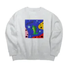 あるてみらのイグアナ交響曲 Big Crew Neck Sweatshirt