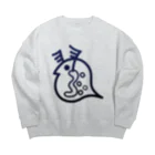 もさもさあしこの財布の中身(suzuri版)のきほんのみじんこ Big Crew Neck Sweatshirt