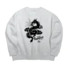 kocoon（コクーン）のダブルタピオカドラゴン Big Crew Neck Sweatshirt