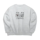 Kizplanning 「Sylph&Devil's」のしろいぬルッチー【3wes】ビッグシルエットトレーナー Big Crew Neck Sweatshirt