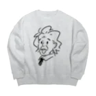 山形屋米店のアインシュタイン Big Crew Neck Sweatshirt