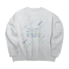 作字雑貨店のこれは寝間着 Big Crew Neck Sweatshirt