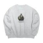 ぞうのおしりやさんのカンタン岩 Big Crew Neck Sweatshirt