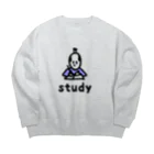 こんぺいの勉強。 Big Crew Neck Sweatshirt