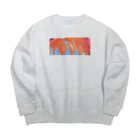 息子とわたしの6さい秋の絵 Big Crew Neck Sweatshirt