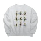 すずきいときちのオカフープ Big Crew Neck Sweatshirt