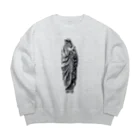 リトロックの彫刻1 Big Crew Neck Sweatshirt