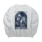 古書　天牛書店の月ロケットの中の部屋＜ジュール・ヴェルヌ＞ Big Crew Neck Sweatshirt