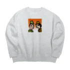 日高げのむの日本兵の夕暮れ Big Crew Neck Sweatshirt