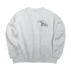 Wooperのおいしい？ Big Crew Neck Sweatshirt