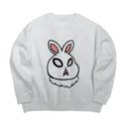 あやしいおばさん くろまめさんのほとちゃん（単品） Big Crew Neck Sweatshirt