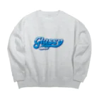 glassyのglassy wave ビッグシルエットスウェット