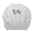 Shigenosukeのシナカル #はなのかおり Big Crew Neck Sweatshirt