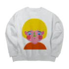 Hinaのぼけっとガール Big Crew Neck Sweatshirt