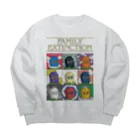 Parallel Imaginary Gift ShopのFamily Extinction Big Crew Neck Sweatshirt