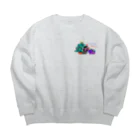 支配者様に投げ銭ショッッップのメリクリYA〜! Big Crew Neck Sweatshirt