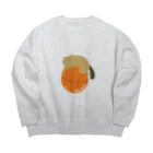 viva's SHOPのねこぜびーばー Big Crew Neck Sweatshirt