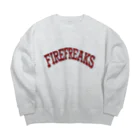 FF OutfittersのFIRE FREAKS カレッジロゴ ビッグシルエットスウェット