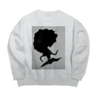 西川潤子(旧姓庄司潤子)のよこたわる人 Big Crew Neck Sweatshirt