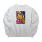 YS VINTAGE WORKSのドイツ国鉄 DB レディー1 寄りかかり Big Crew Neck Sweatshirt