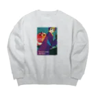 YS VINTAGE WORKSのドイツ国鉄 DB レディー３　ストール Big Crew Neck Sweatshirt