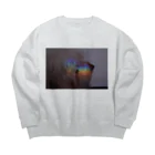 Dopey shopのrainbow dopey Big Crew Neck Sweatshirt