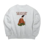 キッズモード某の遮那王 像 Big Crew Neck Sweatshirt