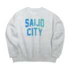 JIMOTOE Wear Local Japanの西条市 SAIJO CITY ビッグシルエットスウェット