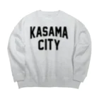 JIMOTOE Wear Local Japanの笠間市 KASAMA CITY Big Crew Neck Sweatshirt
