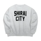 JIMOTOE Wear Local Japanの白井市 SHIRAI CITY Big Crew Neck Sweatshirt