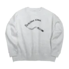 sandy-mの極上のいっぷく Big Crew Neck Sweatshirt