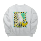 RacCOOLus-ラクーラス-のGyaooost レモネード Big Crew Neck Sweatshirt