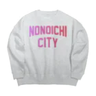 JIMOTOE Wear Local Japanの野々市 NONOICHI CITY Big Crew Neck Sweatshirt
