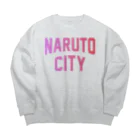 JIMOTOE Wear Local Japanの鳴門市 NARUTO CITY Big Crew Neck Sweatshirt