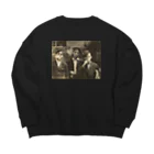 文學商會のニュージーズ Big Crew Neck Sweatshirt