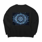 Anna’s galleryの碧の結晶 12 Big Crew Neck Sweatshirt