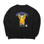 LONESOME TYPE ススのビールジョッキ🍺(猫) Big Crew Neck Sweatshirt
