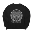 LAHのSIGNALINE　【GELAH】 Big Crew Neck Sweatshirt