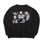 Owl's Dream　アウルズドリームのlove, peace and happiness Big Crew Neck Sweatshirt