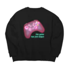 ri_animaldesignのthe game has just begun Big Crew Neck Sweatshirt