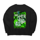 エゴイスト乙女のてんごく　グリーン Big Crew Neck Sweatshirt