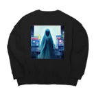 yagisaki009のA Nightmare on Electric Street Big Crew Neck Sweatshirt