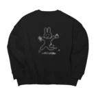 のいうさぎ商店の借金うさぎ Big Crew Neck Sweatshirt