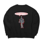 フレ末屋の絵巻の女幽霊　でふぉ美に取り憑かれた！ Big Crew Neck Sweatshirt