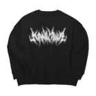 Toshihiro Egawa Artのデスメタル金沢/DEATH KANAZAWA Big Crew Neck Sweatshirt