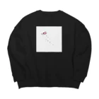 takoの耳以外全部無し芳一 Big Crew Neck Sweatshirt